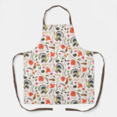 Rustikales Elegant Türkei Erntedank Pattern Schürze (Vorderseite)
