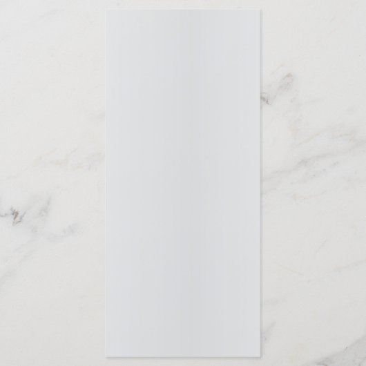 Rustikales elegantes 3D-Blumenmenü Menükarte (Rückseite)