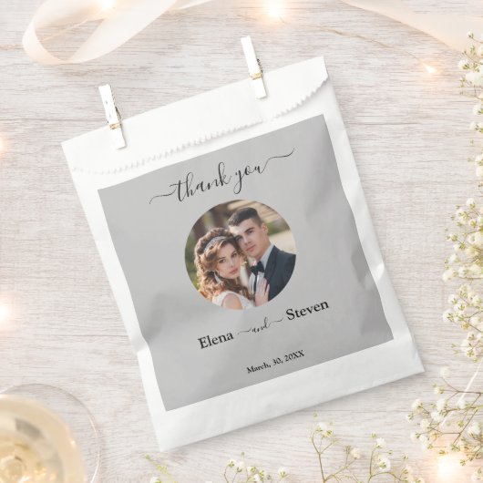 Rustikales, elegantes 3D-Foto Geschenktütchen (Ausgeschnitten)