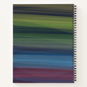 Rustikales Elegantes Aquamarin Notizblock (Rückseite)