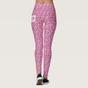 Rustikales Elegantes Blumenmuster Leggings