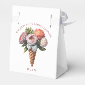 Rustikales Elegantes Brautparty Geschenkschachtel (Rückseite)