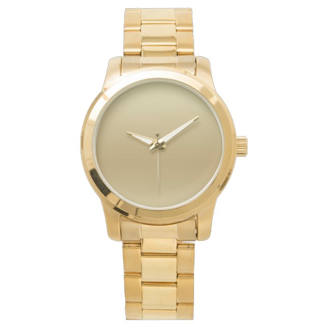 Rustikales Elegantes Gold Aquamarin Men Bracelet W Armbanduhr (Vorderseite)