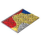 Rustikales Elegantes Multicolor Spiral Foto Notebo Notizblock (Linke Seite)