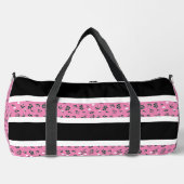 Rustikales elegantes Muster Duffle Bag (Vorderseite)