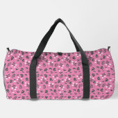 Rustikales elegantes Muster Duffle Bag (Rückseite)