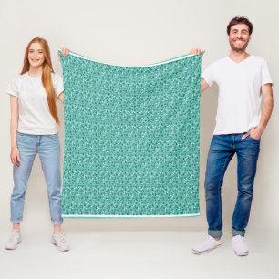 Rustikales elegantes Muster Fleecedecke