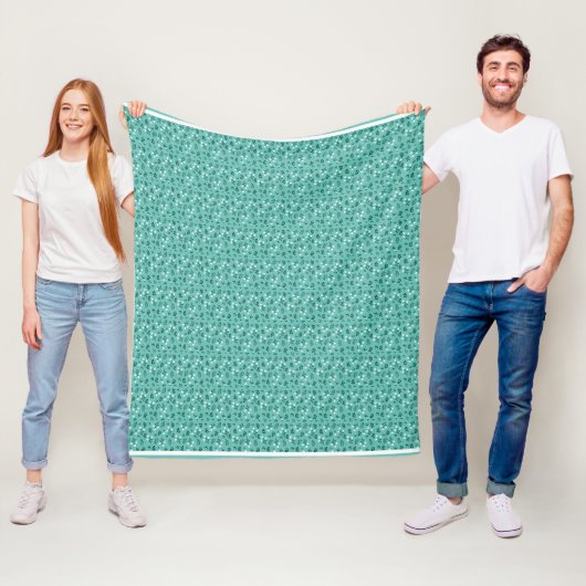 Rustikales elegantes Muster Fleecedecke (Beispiel)