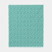 Rustikales elegantes Muster Fleecedecke (Vorderseite)