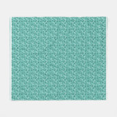 Rustikales elegantes Muster Fleecedecke (Vorderseite (Horizontal))
