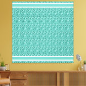 Rustikales elegantes Muster Leinwanddruck (Insitu (Wohnzimmer))