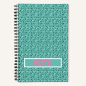 Rustikales elegantes Muster Notizblock (Vorderseite)