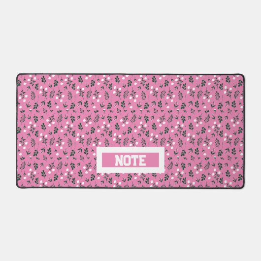 Rustikales elegantes Muster Schreibtischunterlage (Vorderseite)