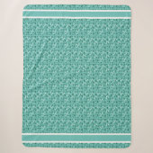 Rustikales elegantes Muster Sherpadecke (Vorderseite)