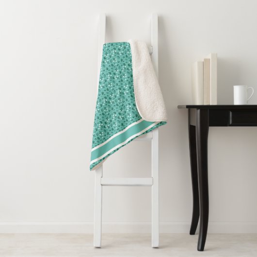 Rustikales elegantes Muster Sherpadecke (Beispiel)