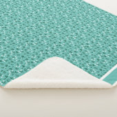 Rustikales elegantes Muster Sherpadecke (3/4)
