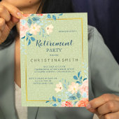 Rustikales Elegantes Party für die Aquarellbilder Einladung