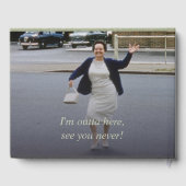 Rustikales Elegantes Party für die Aquarellbilder Gästebuch (Rückseite)