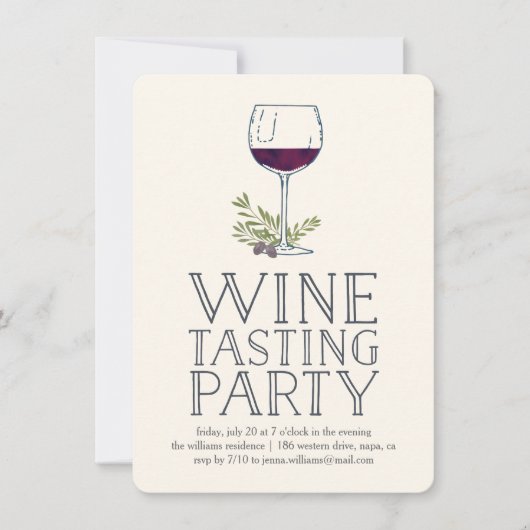 Rustikales Elegantes Restaurant Party Einladung (Vorderseite)