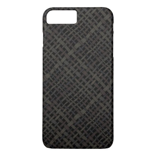 Rustikales, elegantes Schwarzes Brett Case-Mate iPhone Hülle (Rückseite)
