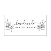 Rustikales, elegantes Skript für handmade Business Gummistempel (Prägung)