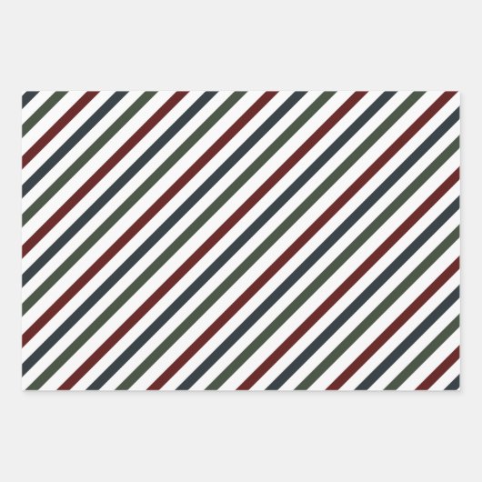 Rustikales Elegantes Snowy Winter | Weihnachtsfeie Geschenkpapier Set (Vorderseite)