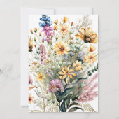 Rustikales Elegantes Wasser Einladung (Rückseite)