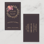 Rustikales Elegantes Wasser Visitenkarte (Vorne/Hinten)