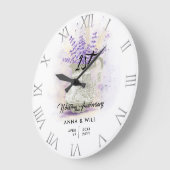 Rustikales Elftklassehaus Große Wanduhr (Winkel)