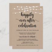 Rustikales Elopement, glücklicherweise immer nach  Einladung (Vorne/Hinten)