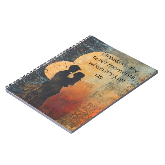 Rustikales Embrace SpiralNotebook Notizblock (Linke Seite)