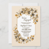 Rustikales Engagement Einladung (Vorderseite)