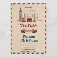 Rustikales englisches Thema Geburtstagsparty