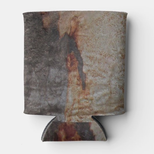 Rustikales Erdreich Tone Tree Bark Foto Außenwelt Dosenkühler (Vorderseite)