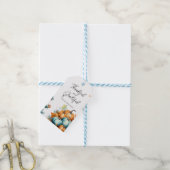 Rustikales Erntedank-Dinner im Herbst Geschenkanhänger (Mit Garn)