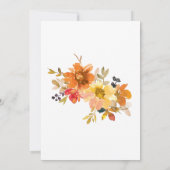 Rustikales Erntedank Einladung (Rückseite)