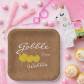 Rustikales Erntedank Party Pappteller (Party)