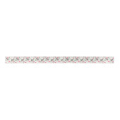 Rustikales Esel-Blumenrosa-Satinband Satinband (Vorderseite)