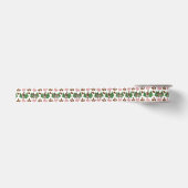 Rustikales Esel-Weihnachten Satinband (Vorderseite)