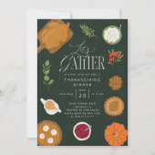 Rustikales Essen zum Erntedank im Grünen Einladung (Vorderseite)