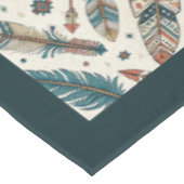 Rustikales Ethnic Tablecloth Fett Stammestalliken Tischdecke (Schrägansicht)