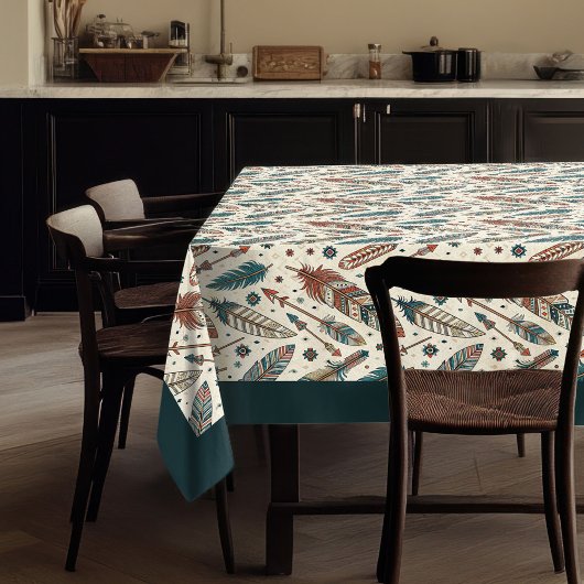 Rustikales Ethnic Tablecloth Fett Stammestalliken Tischdecke
