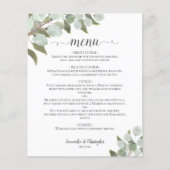 Rustikales Eukalyptus & Greenery Budget Wedding Me (Vorderseite)