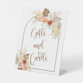 Rustikales Fall Boho Arch Pampas Grass Geschenke u Sockelschild