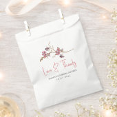 Rustikales Fall-Brautparty Gunst Bags Personalisie Geschenktütchen (Ausgeschnitten)