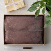 Rustikales Fall Brown Floral Muster Seidenpapier (Geschenk)