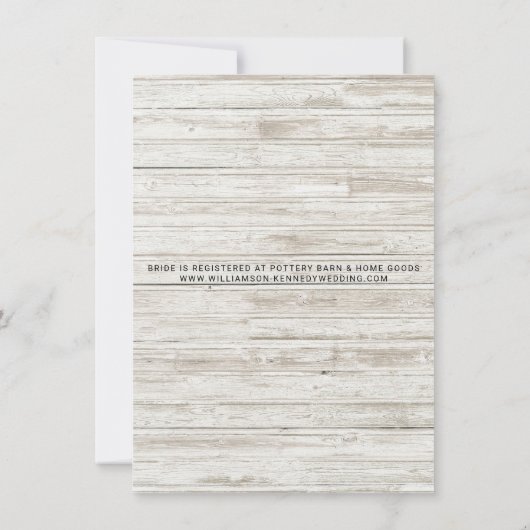 Rustikales Fall Country String Lights Brautparty Einladung (Rückseite)