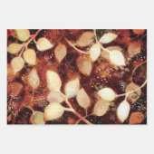 Rustikales Fall-Foliage-Aufwertungspapier Geschenkpapier Set (Vorderseite 3)