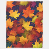 Rustikales Fall Foliage Fleece Blanket (Vorderseite)