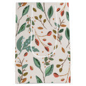 Rustikales Fall Foliage Mittlere Geschenktüte (Rückseite)